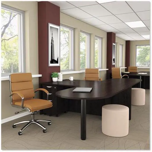 Alt view image 5 of 20 - Alera Valencia Series Reversible Return/Bridge Shell 42w x 23 5/8d Espresso