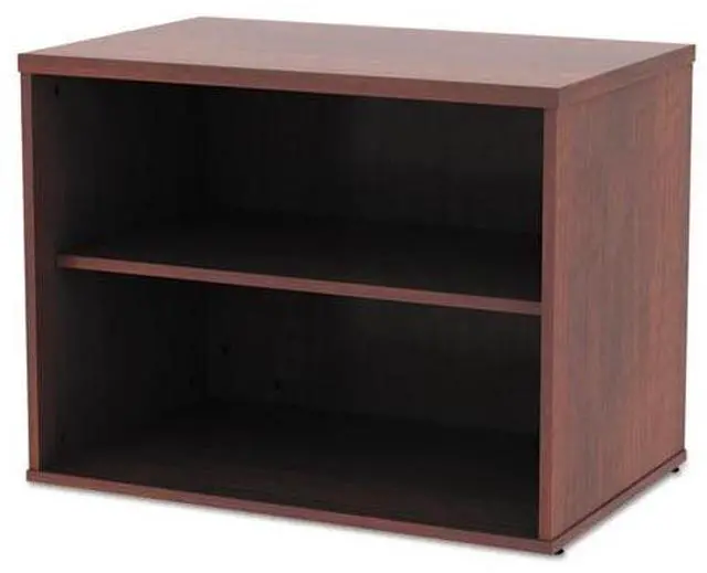 Alt view image 5 of 20 - Alera Open Office Low Storage Cabinet Credenza, 29 1/2 X 19 1/8x 22 7/8, Cherry