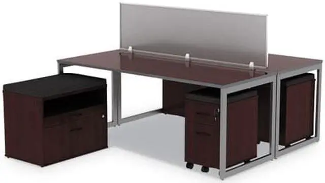 Alt view image 5 of 20 - Polycarbonate Privacy Panel, 65w X 18h, Silver