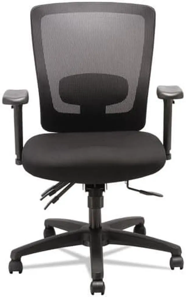 Alt view image 7 of 20 - Alera - HALE752 - Alera Envy Series Mesh Mid-Back Multifunction Chair, Black