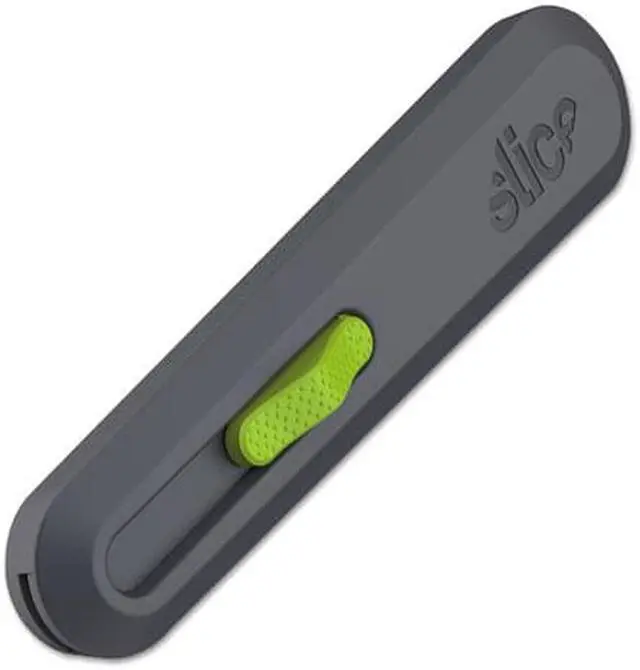 Alt view image 7 of 20 - Slice Smarty Series Auto-Retract Utility Knife-Grey/Green