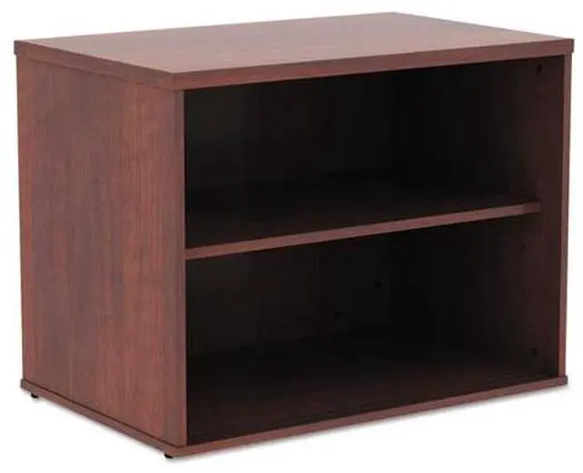 Alt view image 3 of 20 - Alera Open Office Low Storage Cabinet Credenza, 29 1/2 X 19 1/8x 22 7/8, Cherry