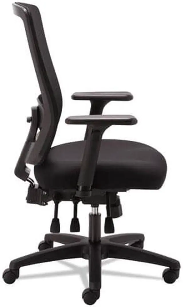 Alt view image 7 of 20 - Alera - HALE754 - Alera Envy Series Mesh High-Back Multifunction Chair, Black