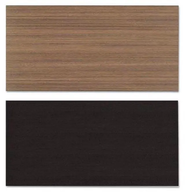 Main image of Reversible Laminate Table Top, Rectangular, 47 5/8w x 23 5/8d, Espresso/Walnut