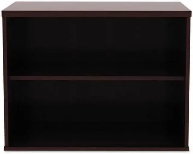 Alt view image 4 of 20 - Alera - LS593020MY - Alera Open Office Low Storage Cab Cred, 29 1/2w x 19 1/8d x 22 7/8h, Mahogany