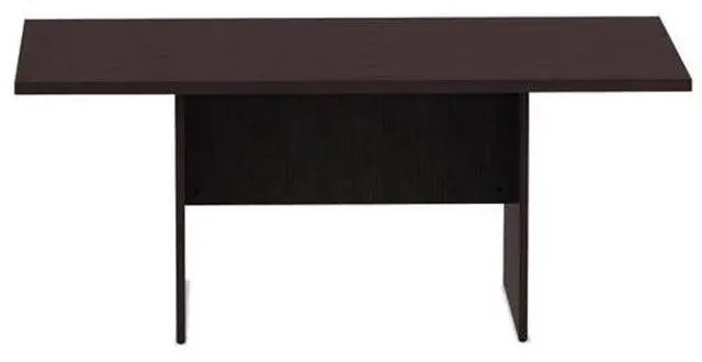 Alt view image 2 of 12 - Alera Valencia Series Conference Table Rectangle 70 7/8wx41 3/8dx29 1/2h Espresso VA717242ES