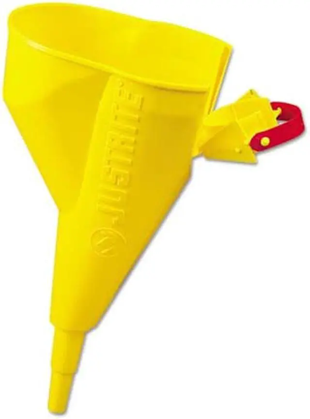 Alt view image 4 of 4 - Justrite Mfg Company 11202Y Im Easy Funnel For Type 1 Ca Poly - Gasoline - Each