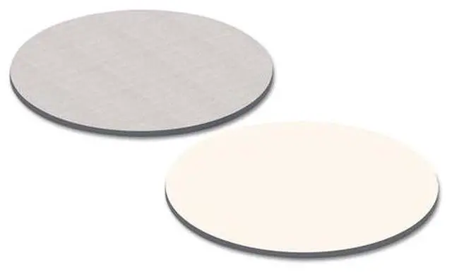 Main image of Reversible Laminate Table Top, Round, 35 1/2 dia., White/Gray