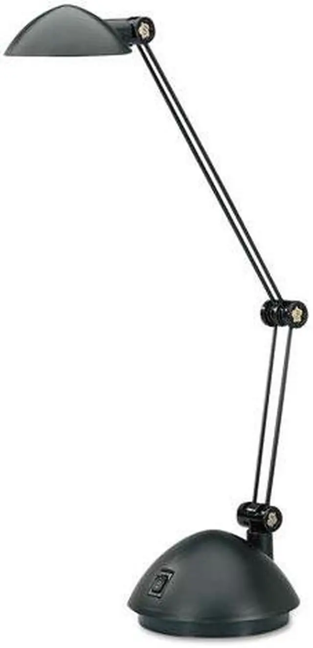 Alt view image 2 of 20 - TwinArm Task LED Lamp with USB Port, 18 1/2", Black