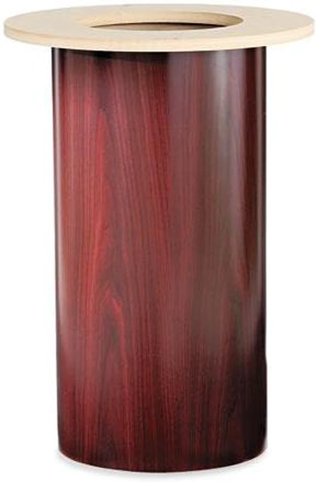 Alt view image 3 of 5 - HON TLRAN Preside Cafeteria Table Base, 28.4" Height - Mahogany
