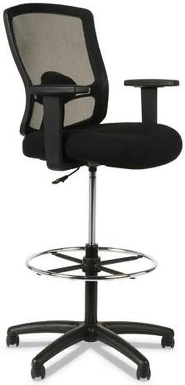 Alt view image 3 of 20 - Alera Etros Series Mesh Stool Black ET4614