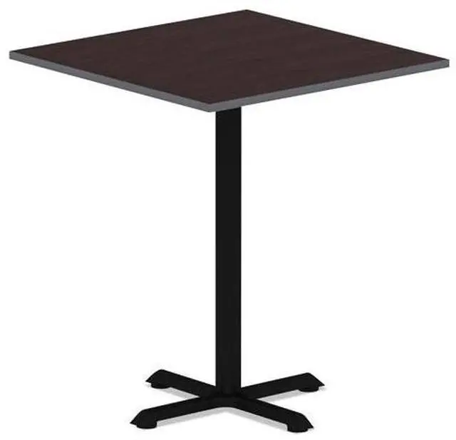 Alt view image 3 of 11 - Reversible Laminate Table Top, Square, 35 1/2 x 35 1/2, Espresso/Walnut