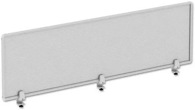 Alt view image 3 of 20 - Polycarbonate Privacy Panel, 65w X 18h, Silver