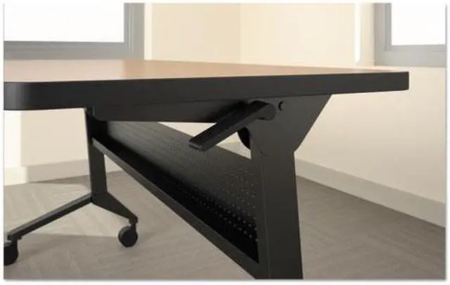 Alt view image 5 of 7 - Flip-N-Go Table Base, 46 7/8w X 21 1/4d X 27 7/8h, Black