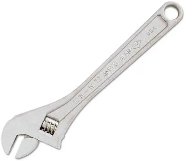 Alt view image 2 of 3 - AMPCO W-72 Adj. Wrench,Nonspark,10",1-5/16",Natural