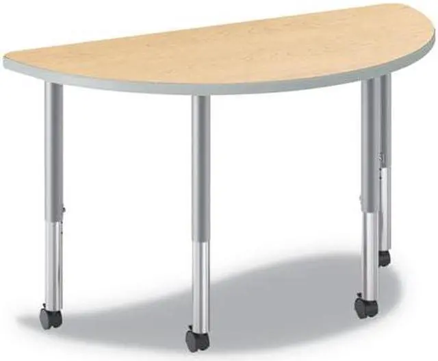 Alt view image 3 of 5 - HON SH3060ENDK Build Series Half-round Tabletop
