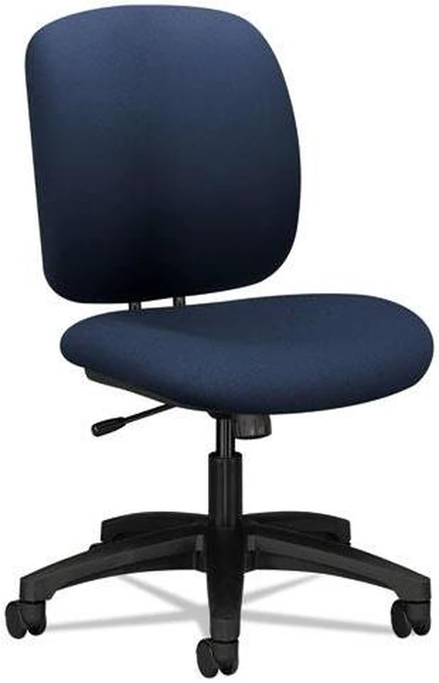 Hon Comfortask HON ComforTask Chair, Navy Fabric - Polymer Navy, Olefin Seat - Polymer ...