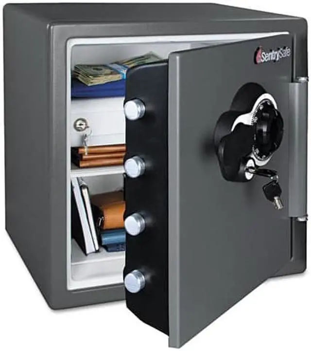 Alt view image 3 of 4 - SentrySafe SFW123DEB Combination Safe - Fire, Water & Impact Resistant, 1.2 cu. ft.