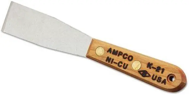 Alt view image 3 of 3 - AMPCO K-21 Scraper,Stiff,1-1/4",Nickel Copper