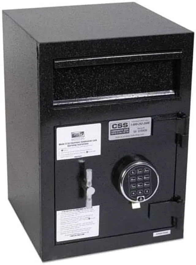 Alt view image 3 of 6 - FireKing Depository Security Safe 14 x 15 1/2 x 20 Black SB2014BLEL