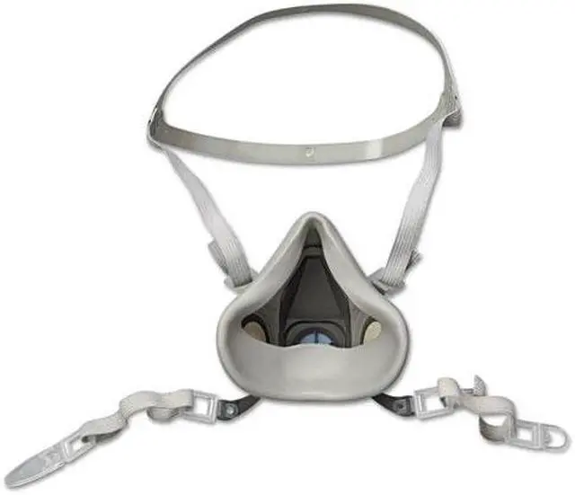 Alt view image 5 of 9 - 3M 7026 Reusable Half Face Mask Respirator, Medium, 6200