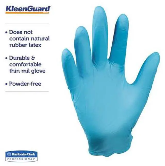 Alt view image 6 of 7 - Kleenguard G10 Blue Nitrile Gloves