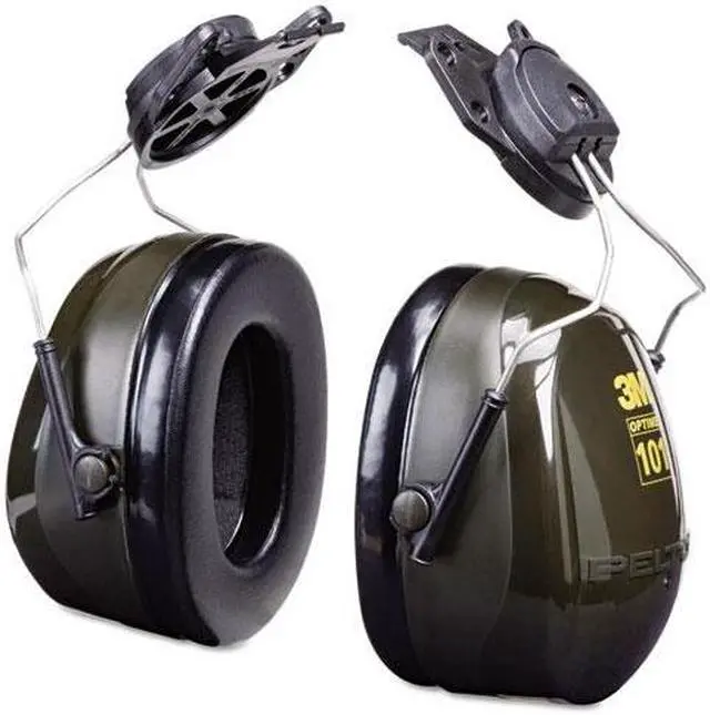 Alt view image 5 of 12 - 3M Peltor H7P3E Optime 101 Helmet Attachable Earmuff