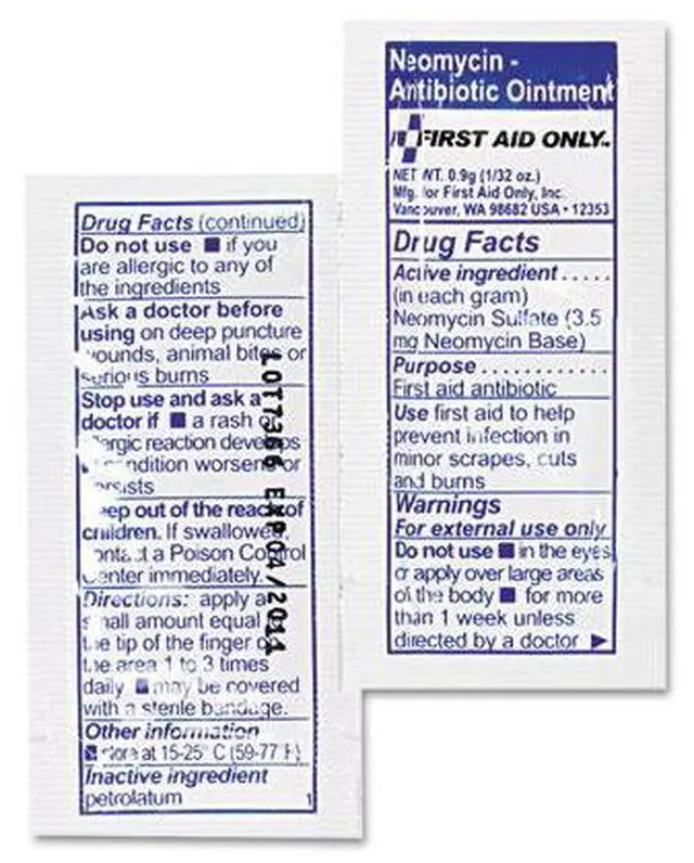 Alt view image 5 of 5 - First Aid Only Antibiotic Ointment