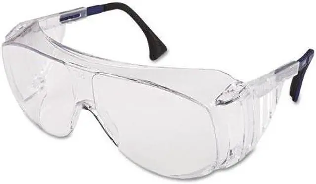 Alt view image 5 of 10 - Uvex 763-S0112 Ultraspec 2001 OTG Safety Eyewear, Clear/Black Frame, Clear Lens
