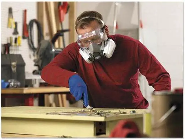 Alt view image 18 of 20 - 3M Half Facepiece Paint Spray/Pesticide Respirator Large 6311PA1A