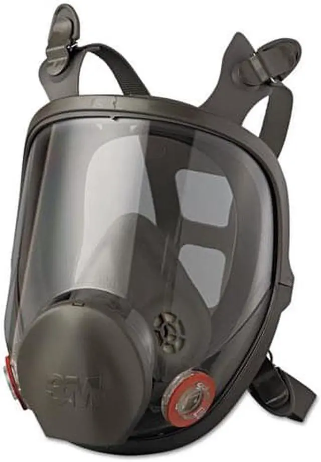 Alt view image 9 of 20 - 3M OH&ESD 142-6800 Medium Full Face Respirator