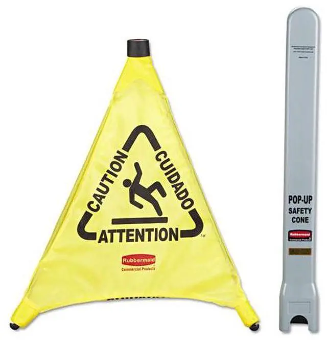 Alt view image 3 of 12 - Rubbermaid Commercial Cones,Safety,20",Caution 9S00 YEL
