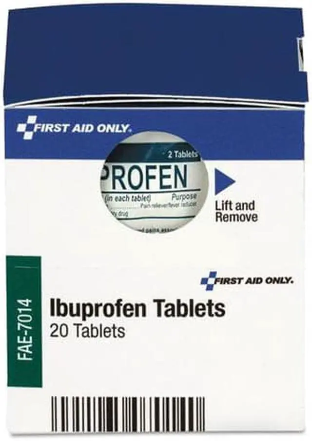 Alt view image 5 of 10 - First Aid Only Pain Relief,Tablet,PK20 FAE-7014