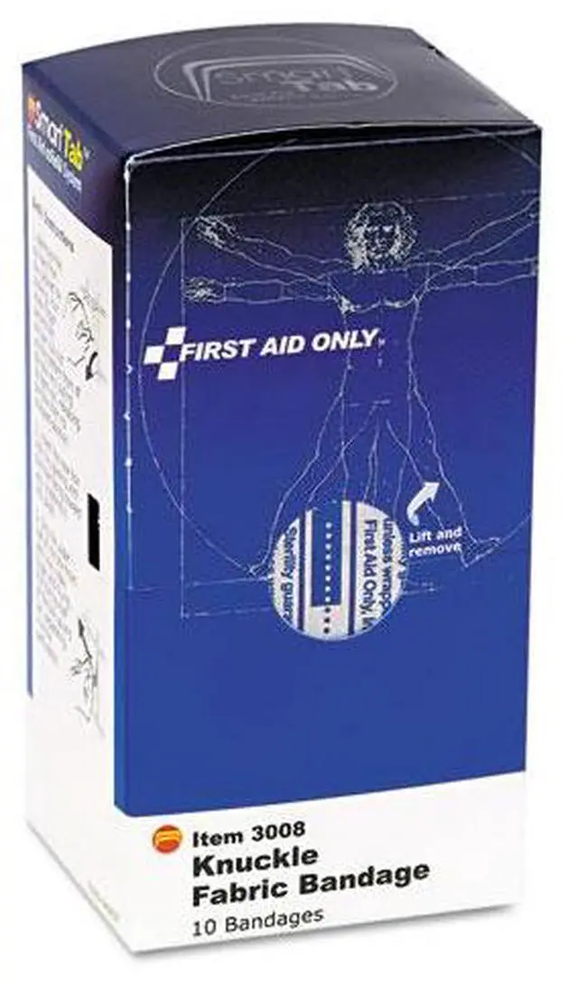 Alt view image 4 of 7 - First Aid Only, Inc Knuckle Fabric Bandages 10/BX Beiger FAE3008
