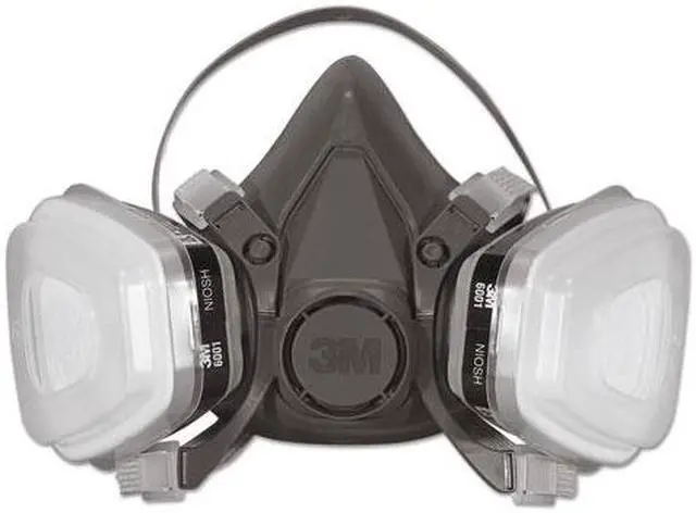 Alt view image 14 of 20 - 3M Half Facepiece Paint Spray/Pesticide Respirator Large 6311PA1A