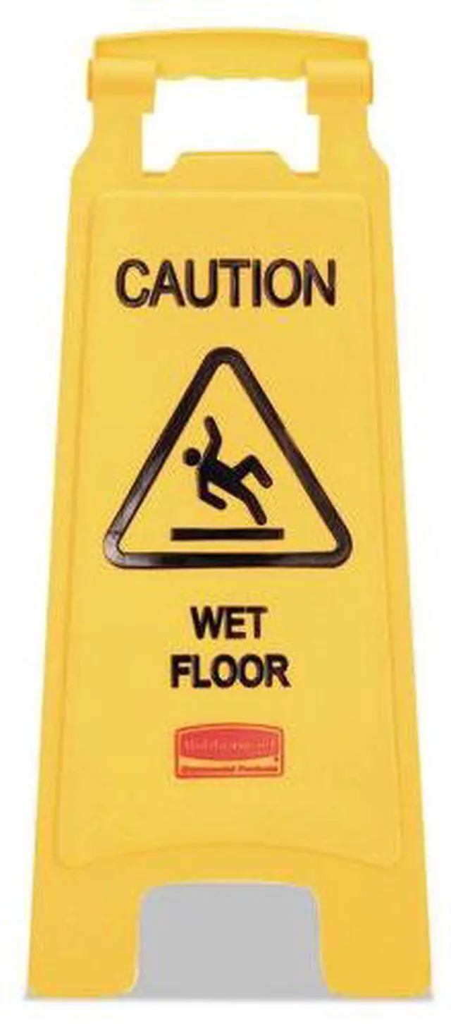 Alt view image 4 of 17 - Rubbermaid Plastic,  Floor Safety Sign,  11" Width,  25" Height,  Yellow