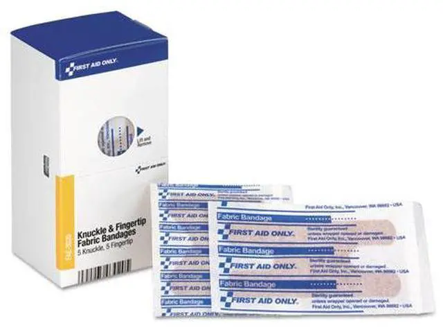 Alt view image 3 of 6 - First Aid Only, Inc Knuckle/Fingertip Fabric Bandages 10/BX Beige FAE3020