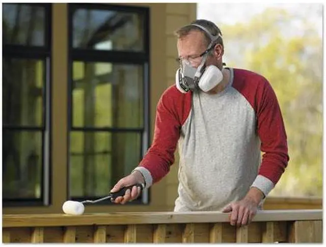 Alt view image 15 of 20 - 3M Half Facepiece Paint Spray/Pesticide Respirator Large 6311PA1A