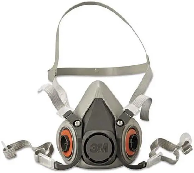 Alt view image 3 of 9 - 3M 7026 Reusable Half Face Mask Respirator, Medium, 6200