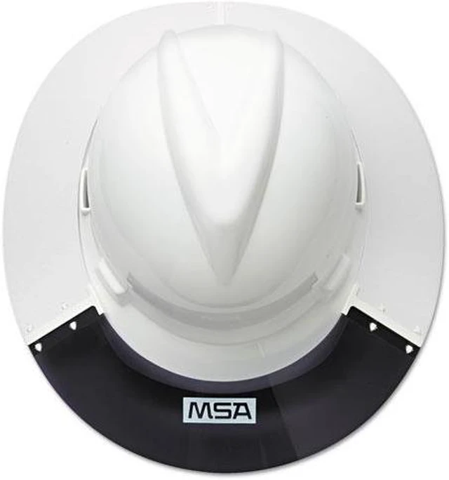 Alt view image 6 of 7 - MSA Safety 697410 Sun Shield for Hats Only