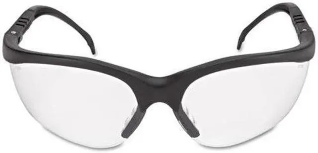 Alt view image 10 of 12 - MCR Safety Safety Glasses Anti-Fog Black Matte Frame CRWKD110AF