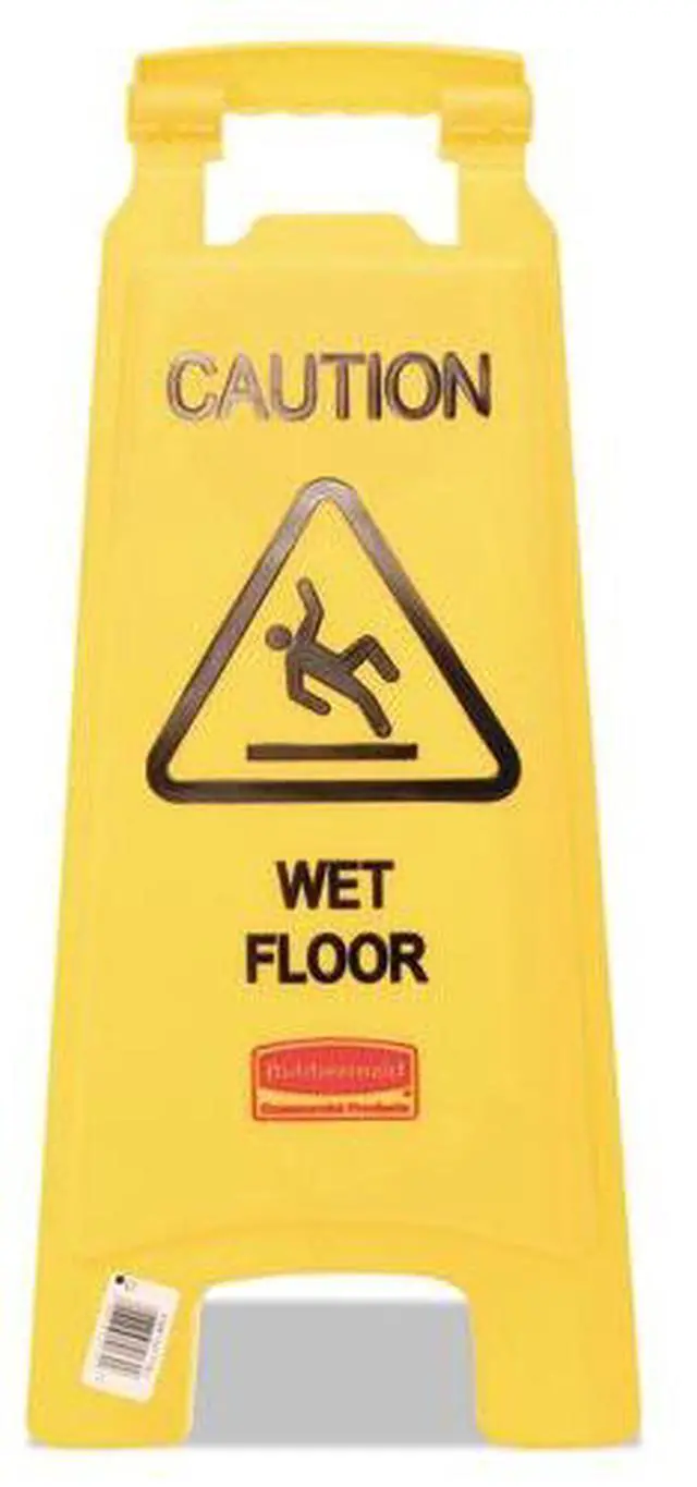Alt view image 5 of 17 - Rubbermaid Plastic,  Floor Safety Sign,  11" Width,  25" Height,  Yellow