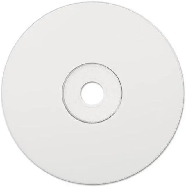 Alt view image 7 of 7 - Verbatim CD-R 700MB 52X White Inkjet Printable, Hub Printable - 100pk Spindle