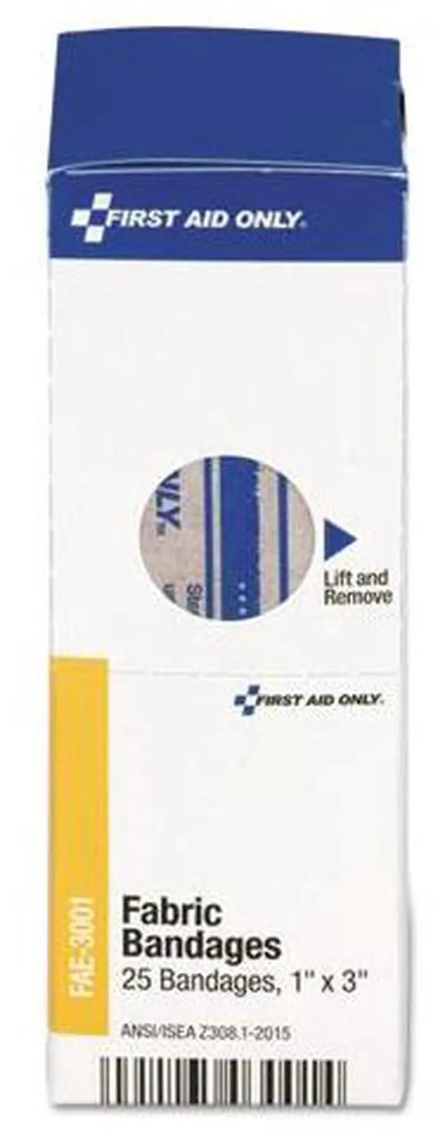 Alt view image 3 of 3 - First Aid Only 3" Fabric Bandages