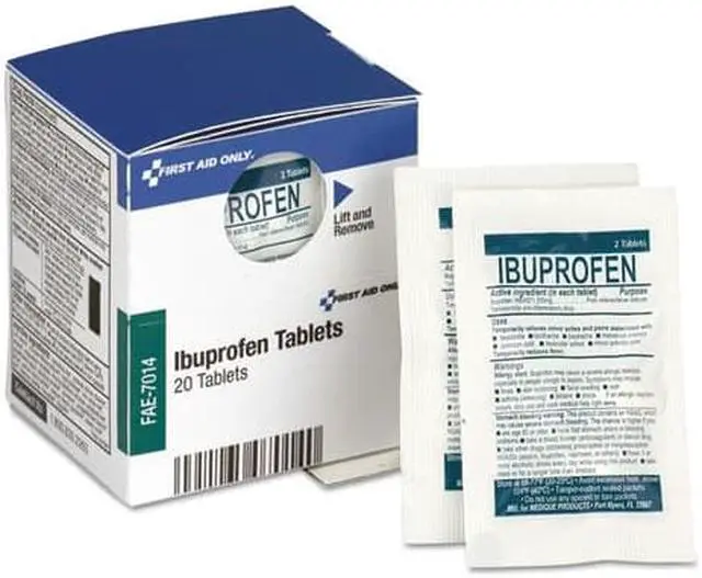 Alt view image 4 of 10 - First Aid Only Pain Relief,Tablet,PK20 FAE-7014