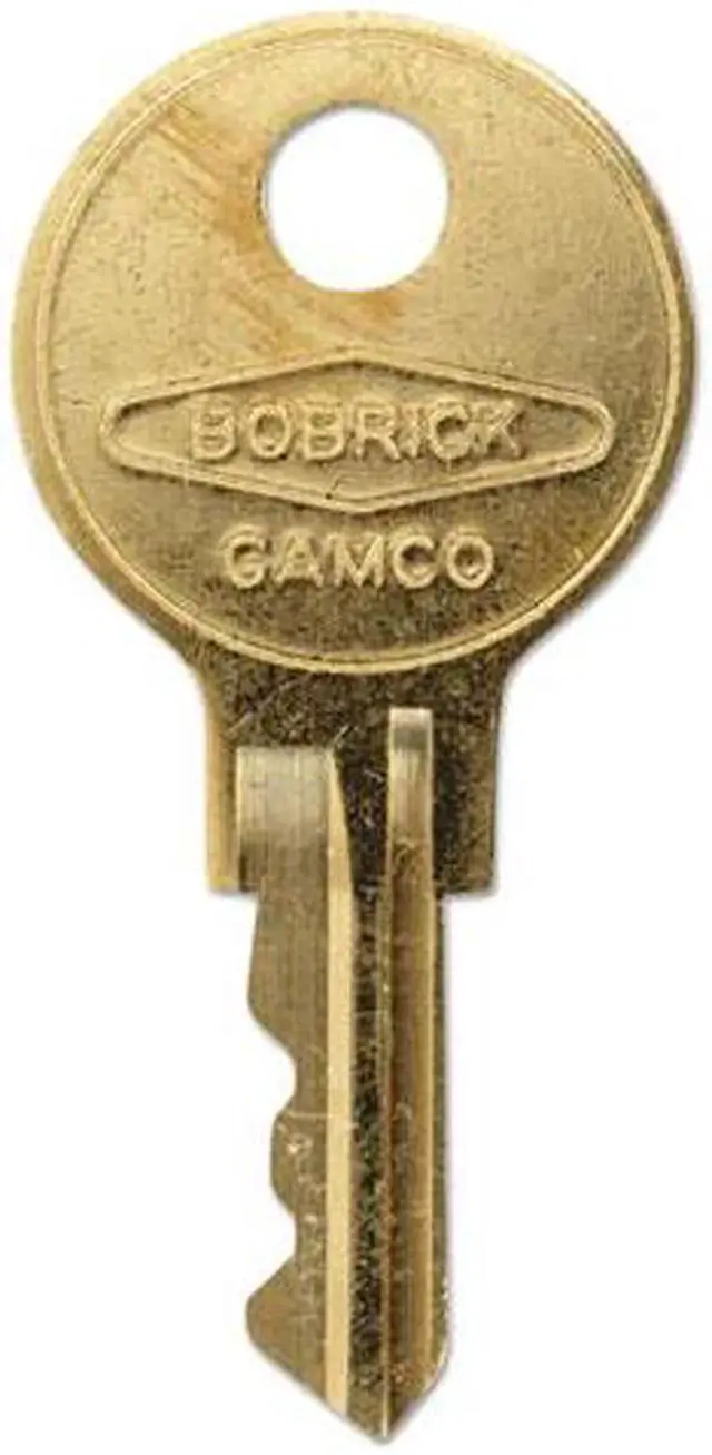Alt view image 4 of 7 - Bobrick Cat 74 Key for Towel Dispensers Metal Key 33043