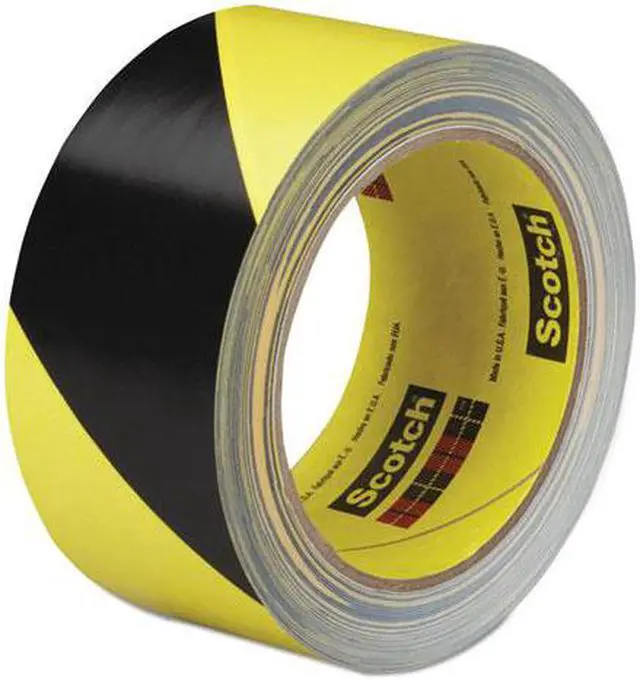 Alt view image 8 of 20 - Safety Stripe Tape 5700, 3 in X 36 Yd, Black/Yellow