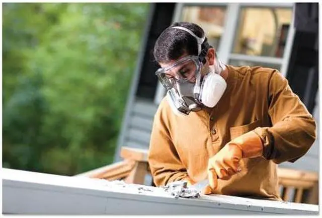 Alt view image 19 of 20 - 3M Half Facepiece Paint Spray/Pesticide Respirator Large 6311PA1A