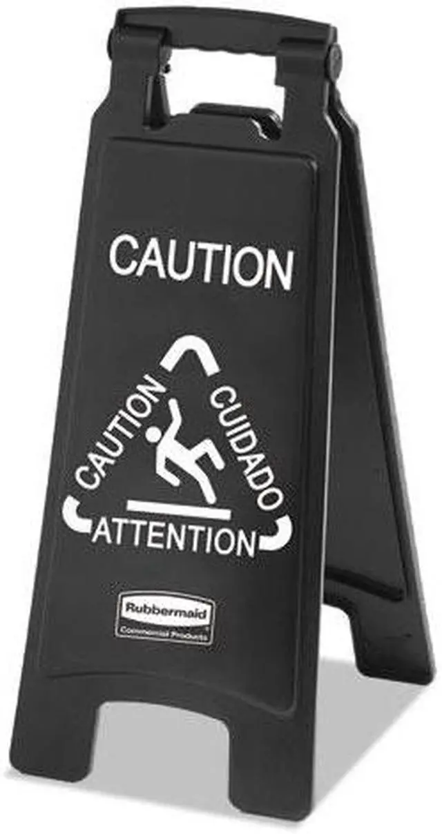 Main image of Rubbermaid Commercial Sign,Exec 2-Sided,Bk 1867505