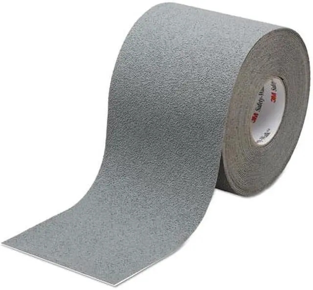 Alt view image 3 of 5 - 3M 370-6X60 Anti-Slip Tape Synthetic Rubber Proprietary Grit Size, Gray, 6" W x